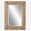 Demetria Wooden Mirror, Small thumbnail 0