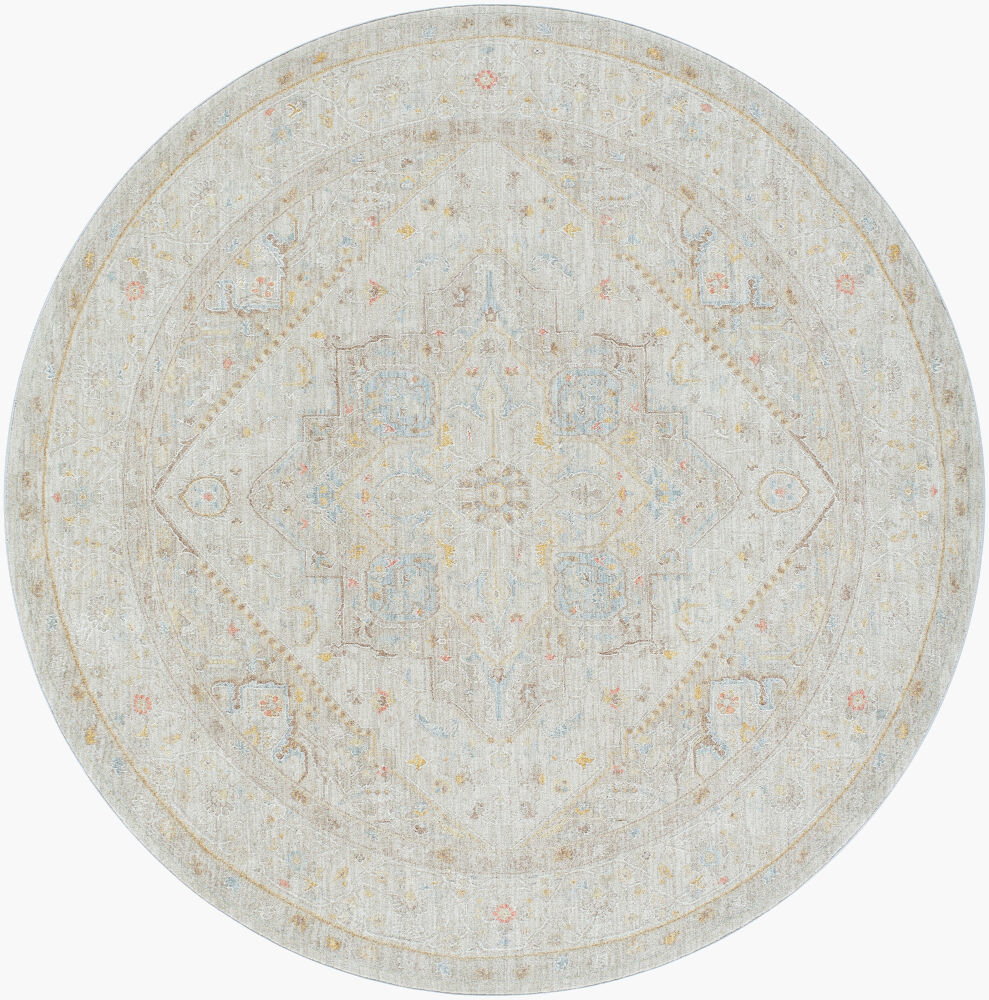 Avant Garde Machine Woven Rug, by Surya, 6'6.74" length x 6'6.74" width