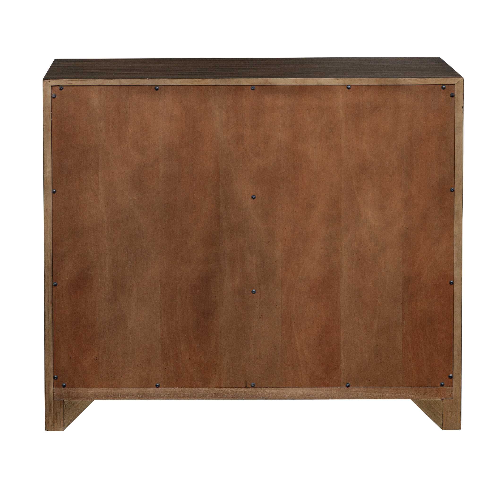 Bowtie 3 Drawer Mid-Century Chest, Furniture by Uttermost, 38" width x 33" height x 17" depth View 9
