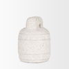Irina Small White Marble Door Stopper, Decorative Object by Mercana, 6" length x 6" width x 8" height thumbnail 6