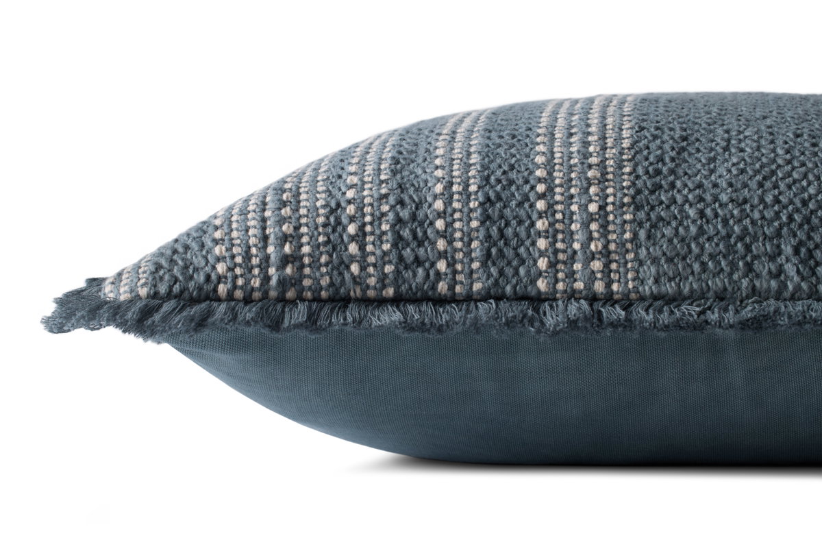 Loloi Blue Pillow, Decorative Pillow, 20" length x 20" width View 2