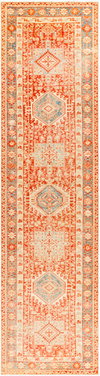 Antique One of a Kind Handmade Rug, by Surya, 10'6" length x 3' width thumbnail
