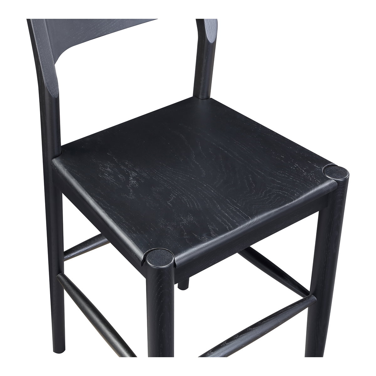 Owing Counter Stool Black, Counter & Bar Stool by Moe's Home, 19.5" width x 38" height x 20" depth View 5