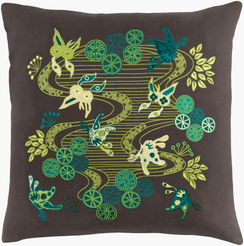 Chinese River Accent Pillow