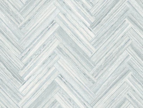 Hermosa Herringbone Blue Peel & Stick Wallpaper