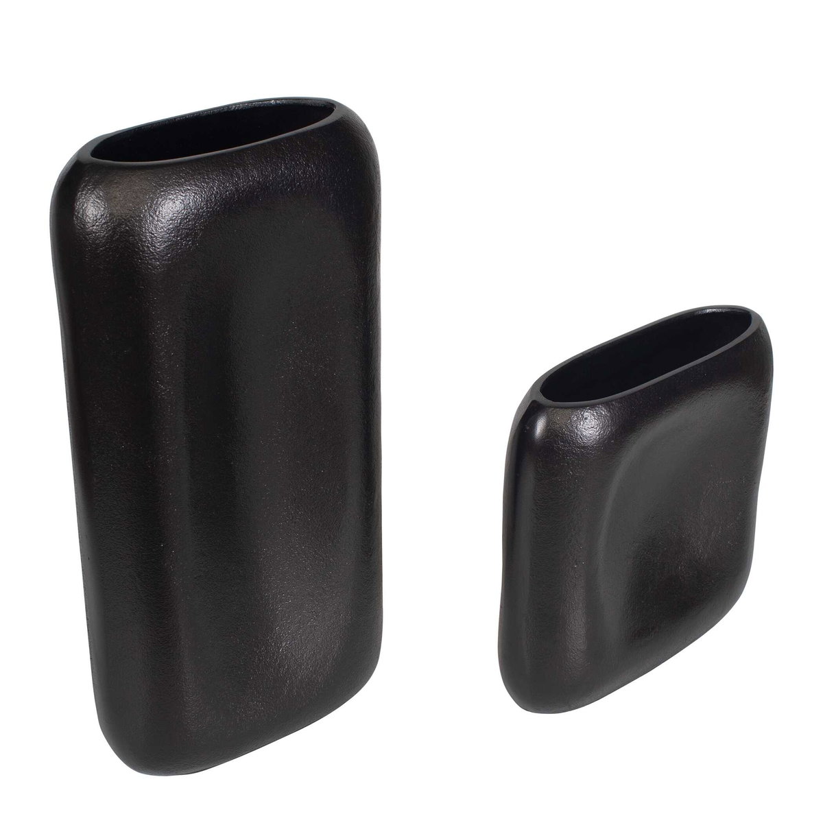 Anodic Dark Brown Vases Set/2, by Uttermost, 9" width x 16.87" height x 3.75" depth View 5