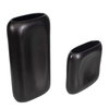 Anodic Dark Brown Vases Set/2, by Uttermost, 9" width x 16.87" height x 3.75" depth thumbnail 5