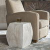 Grove Ivory Wooden Accent Stool thumbnail 1