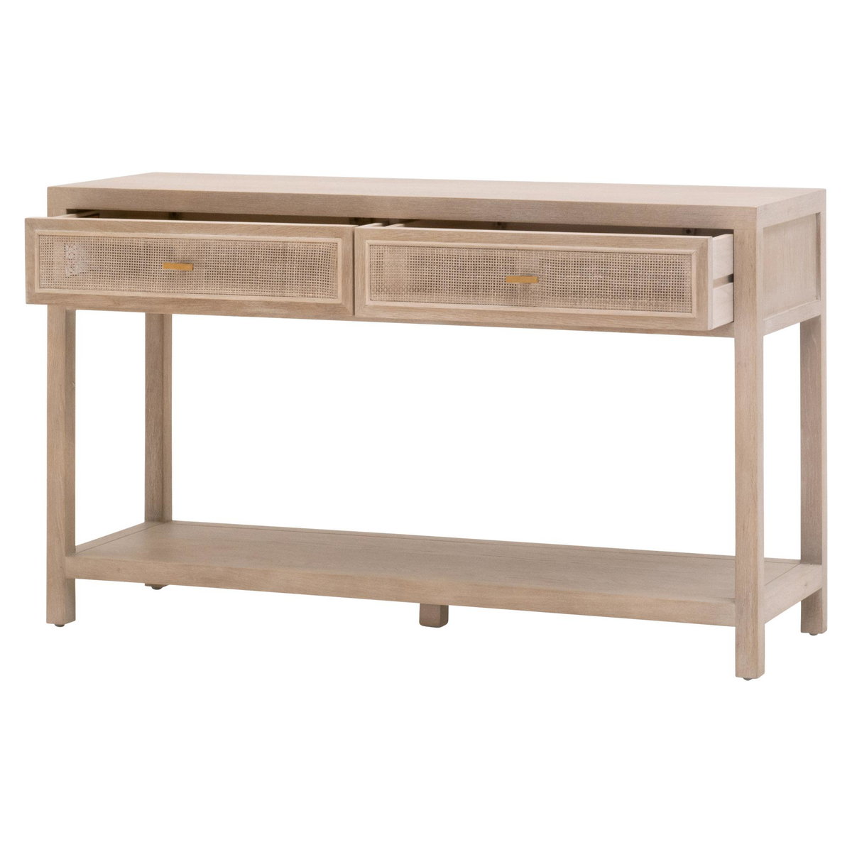Cane 2-Drawer Entry Console, Console Table by Essentials for Living, 50.5" width x 30" height x 16" depth View 4