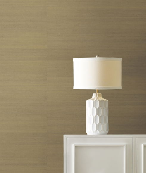 Maguey Sisal Khaki Wallpaper