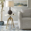 Alice Oak Adjustable Accent Table, Side & End Table by Uttermost, 20" width x 26" height x 20" depth thumbnail 4