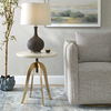 Alice Oak Adjustable Accent Table thumbnail 3
