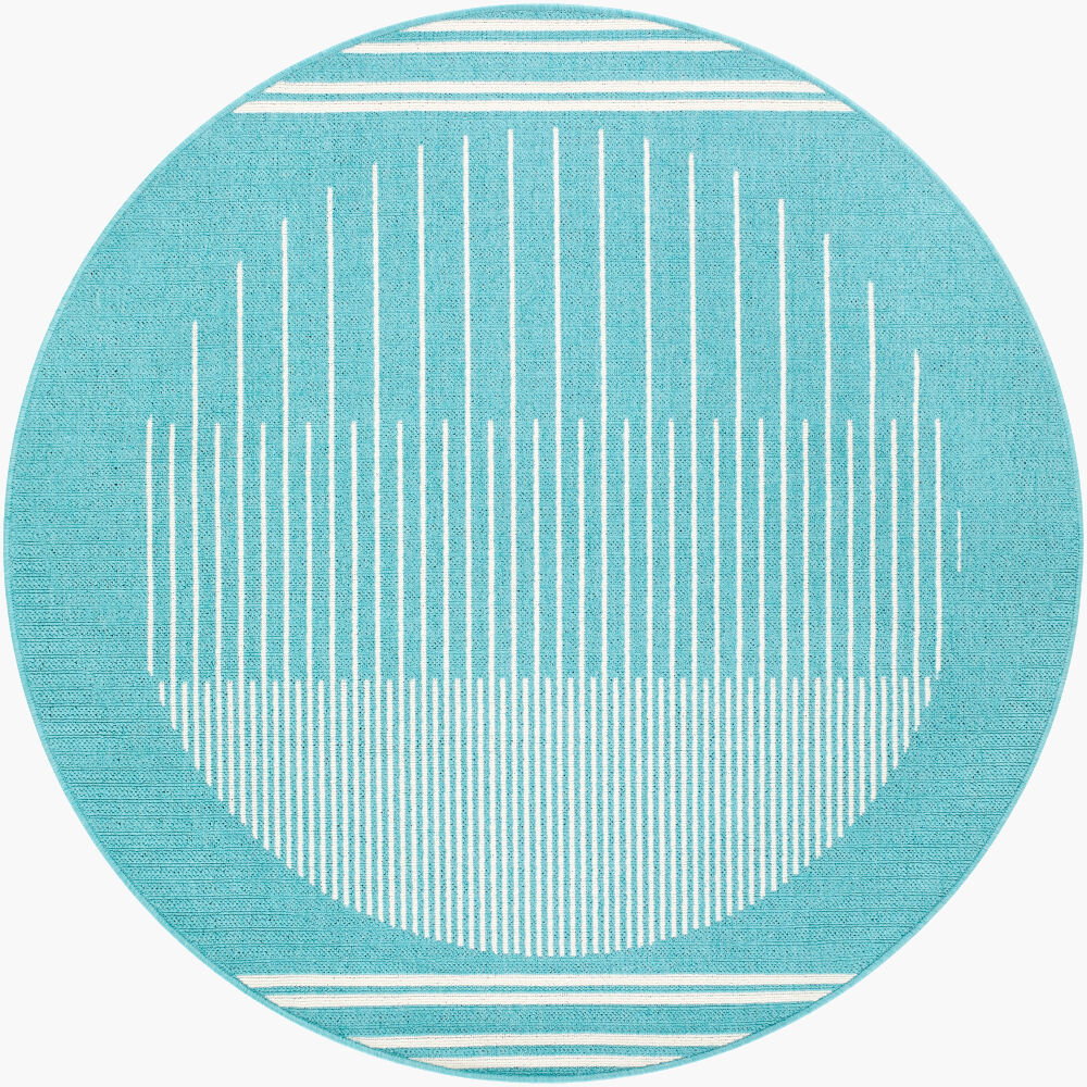 Alfresco Machine Woven Rug, by Surya, 5'2.99" length x 5'2.99" width