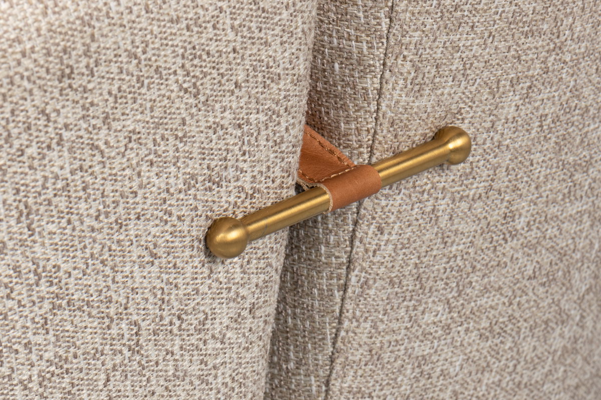 Bronson Swivel Chair, by Sarreid, 2'8" length x 2'6" width x 2'8" height View 7