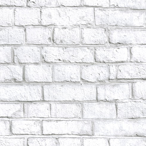 White Brick White Peel & Stick Wallpaper