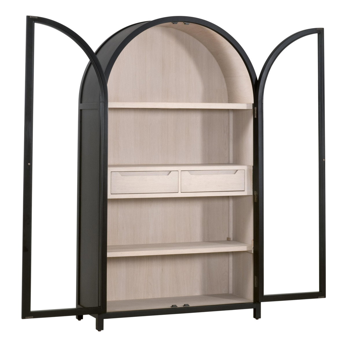Toulouse Display Cabinet, Shelving & Bookcase by Essentials for Living, 47.5" width x 83" height x 17.75" depth View 8