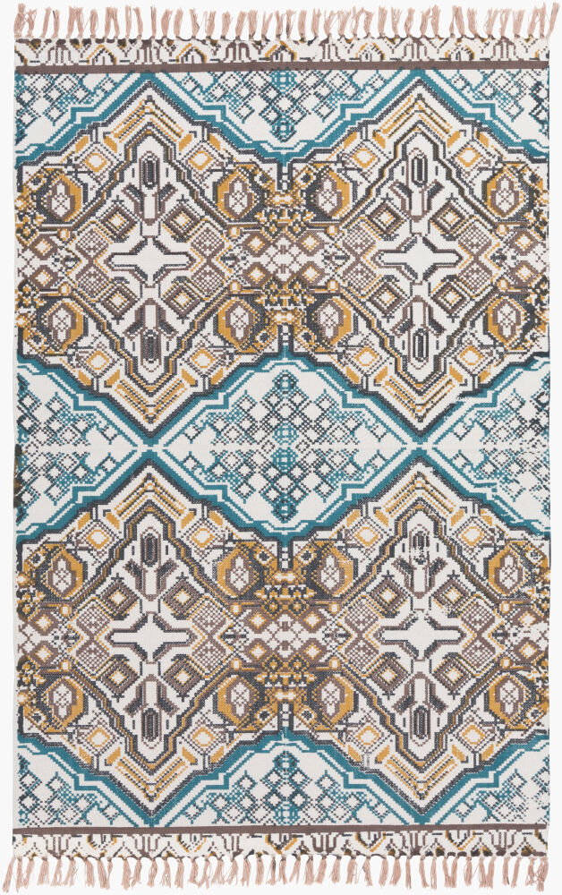 Idina Handmade Rug, by Surya, 7'6" length x 5' width