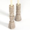 Rosette Taper Candlesticks thumbnail 1