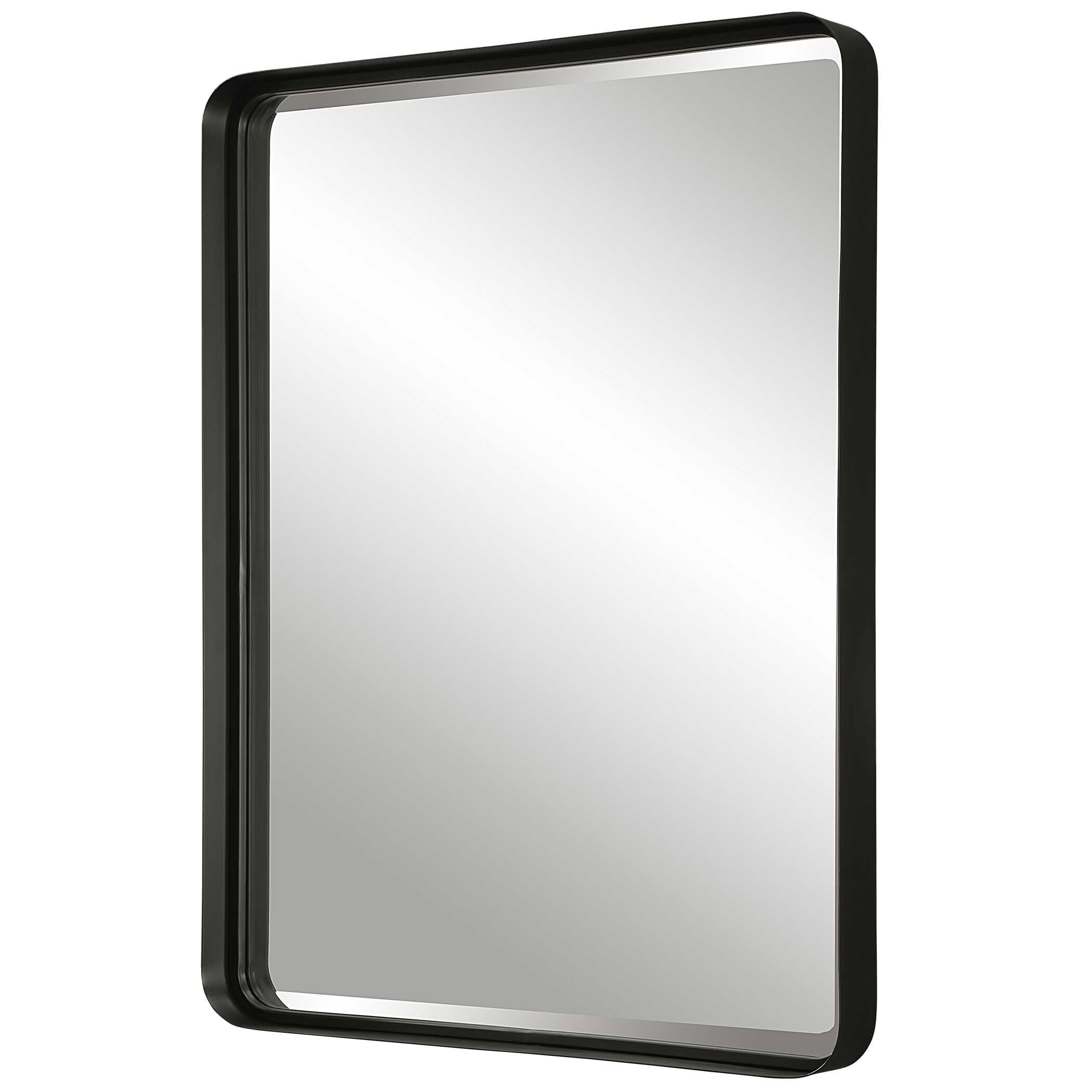 Crofton Black Large Mirror large image 