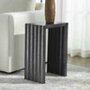 In The Groove Aluminum Accent Table, Side & End Table by Uttermost, 16" width x 23" height x 10" depth thumbnail 4