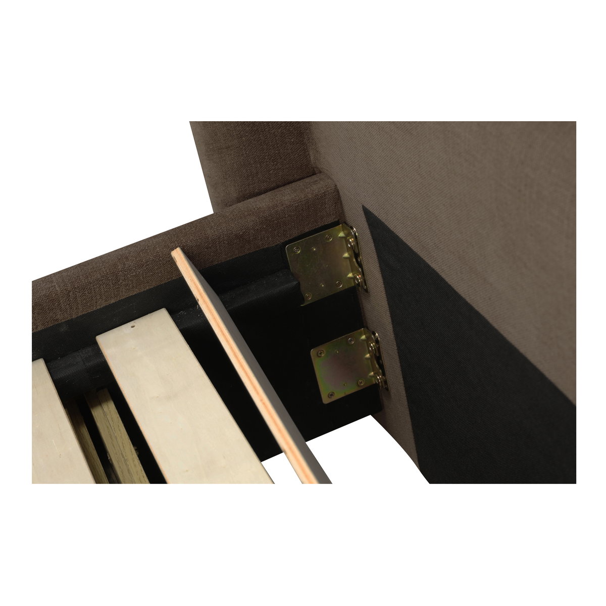 Sophia Queen Storage Bed Brown, by Moe's Home, 6'4" width x 4'7" height x 7'7" depth View 13
