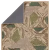 Zoe Bios By Jaipur Living Orto Botanica HNC02 Handmade Abstract Green and Taupe Area Rug (6'x9') thumbnail 2