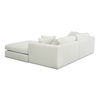 Rue Nook Modular Sectional Off White, Sectional Sofa by Moe's Home, 95.2" width x 23.6" height x 81.8" depth thumbnail 2