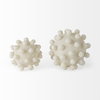 Malo  Cream Resin Large Sphere Decorative Object, by Mercana, 5.91" length x 5.91" width x 5.91" height thumbnail 4