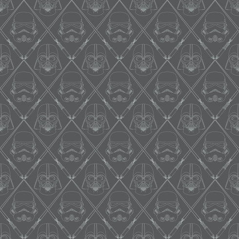 Star Wars The Dark Side Black Peel & Stick Wallpaper