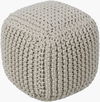 Braga Pouf, Ottoman by Surya, 16" width x 16" height thumbnail