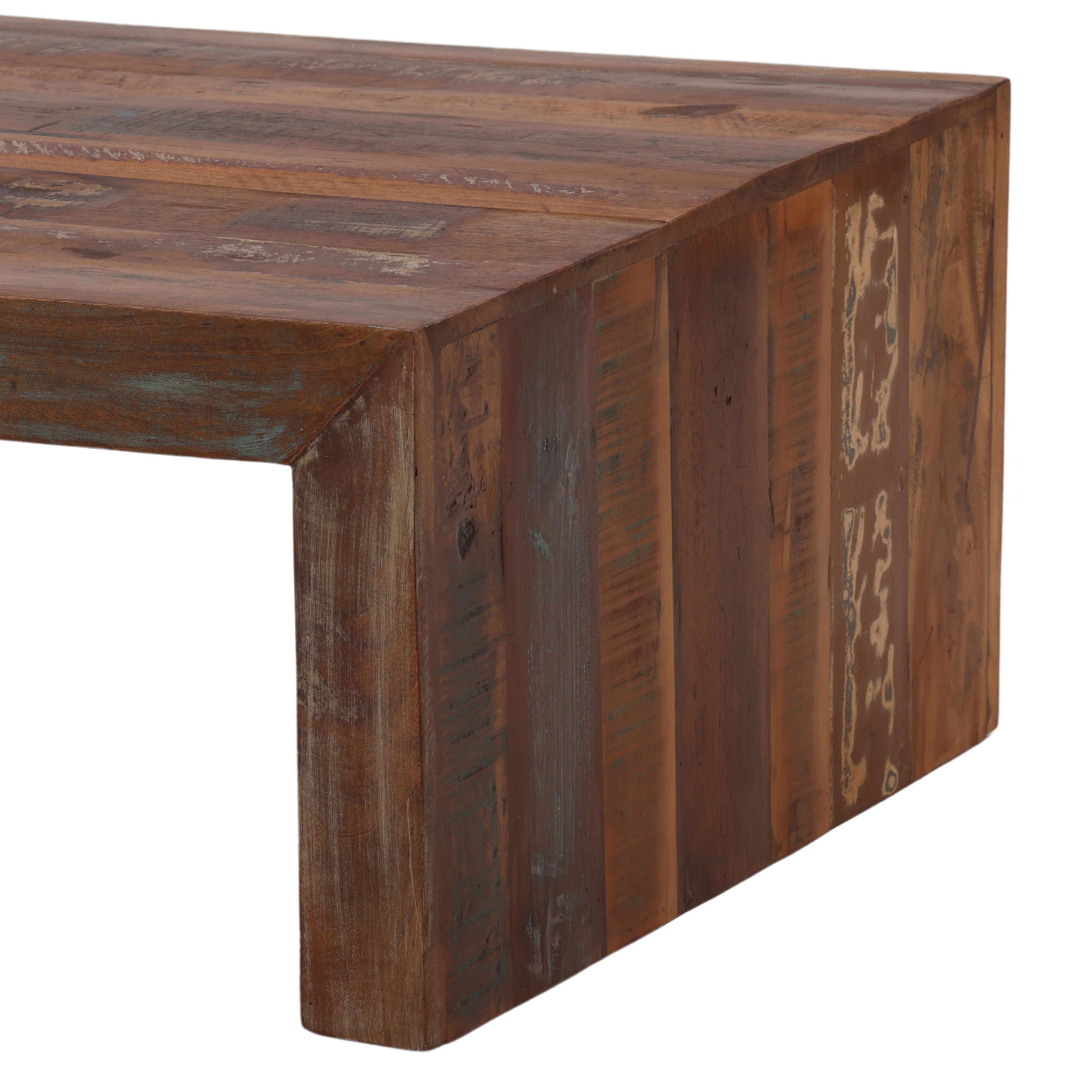 Sylvan Coffee Table Brown, by Dovetail, 48" width x 16" height x 32" depth View 4