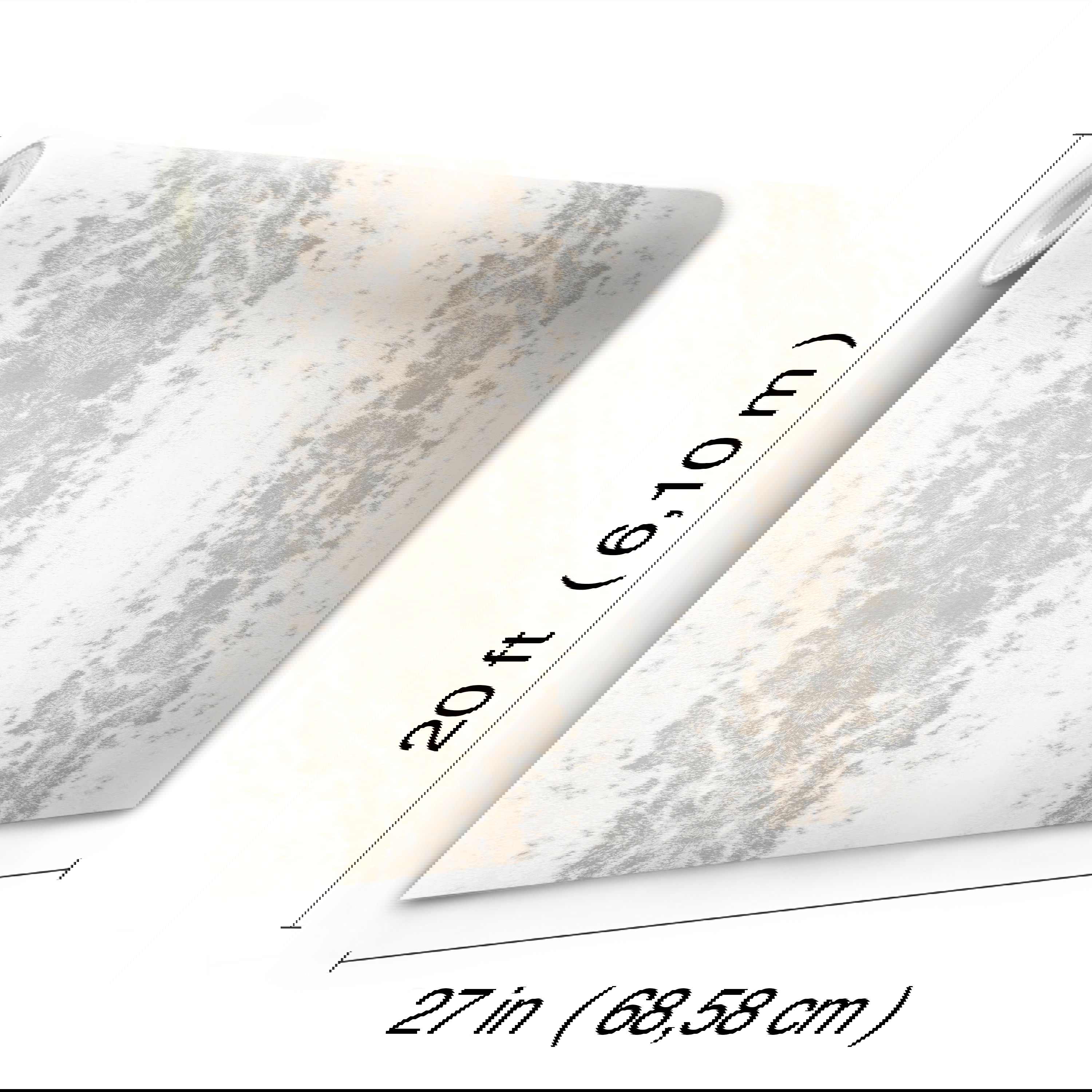 Marbled Appaloosa Beige Peel & Stick Wallpaper large image 