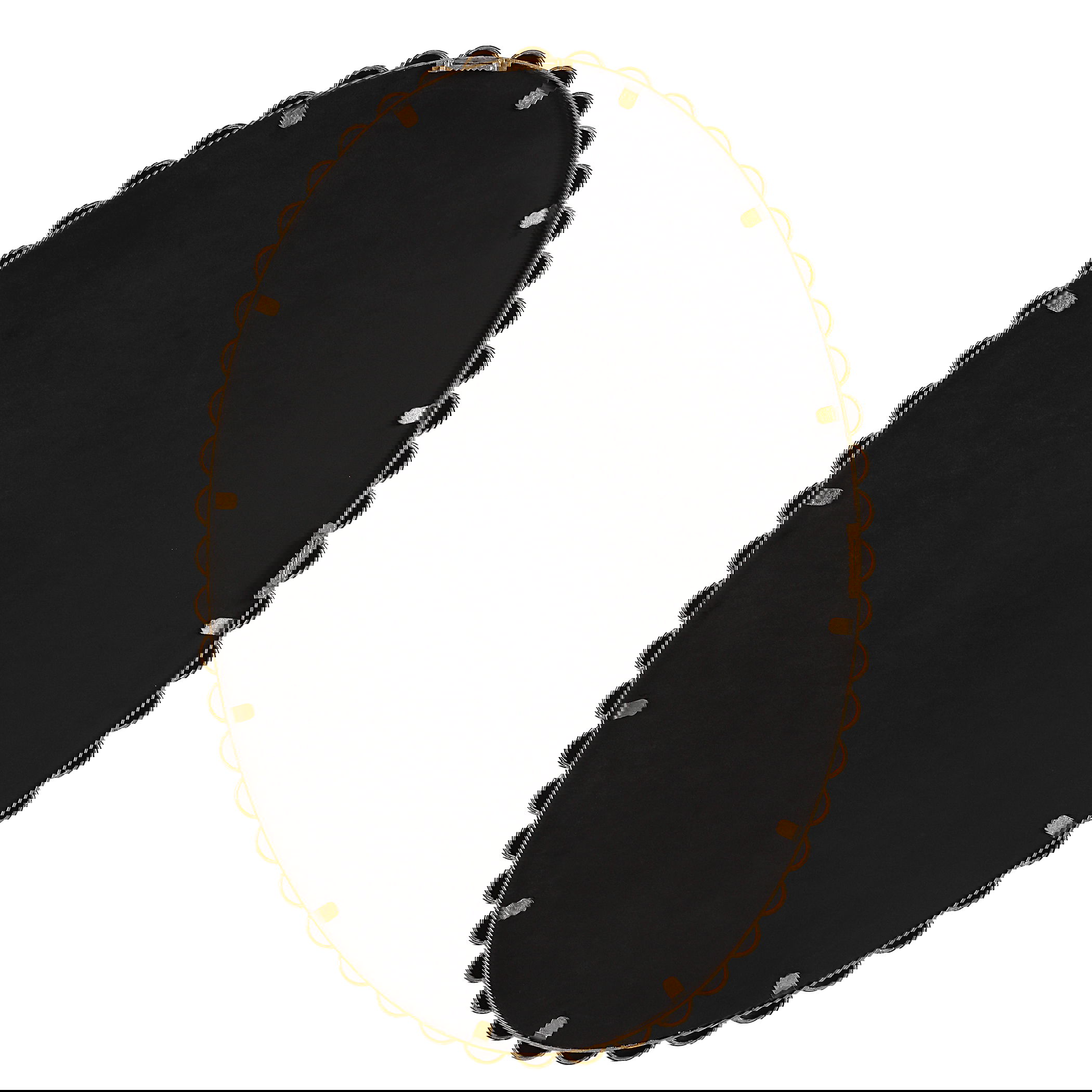 Serna Gold Oval Mirror, by Uttermost, 20" width x 30" height x 1.75" depth View 8