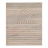 Knott Carved Wood Wall Art White Wash thumbnail 4