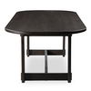 Glenn Oval Dining Table Dark Brown, by Moe's Home, 97.5" width x 30" height x 42" depth thumbnail 3