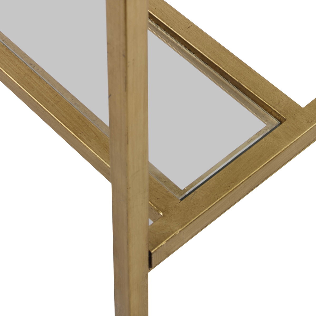 Hayley Gold Console Table, by Uttermost, 60" width x 31" height x 10" depth View 6