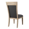 Encore Dark Gray Armless Chair, Accent Chair by Uttermost, 19.5" width x 41.25" height x 26.5" depth thumbnail 5