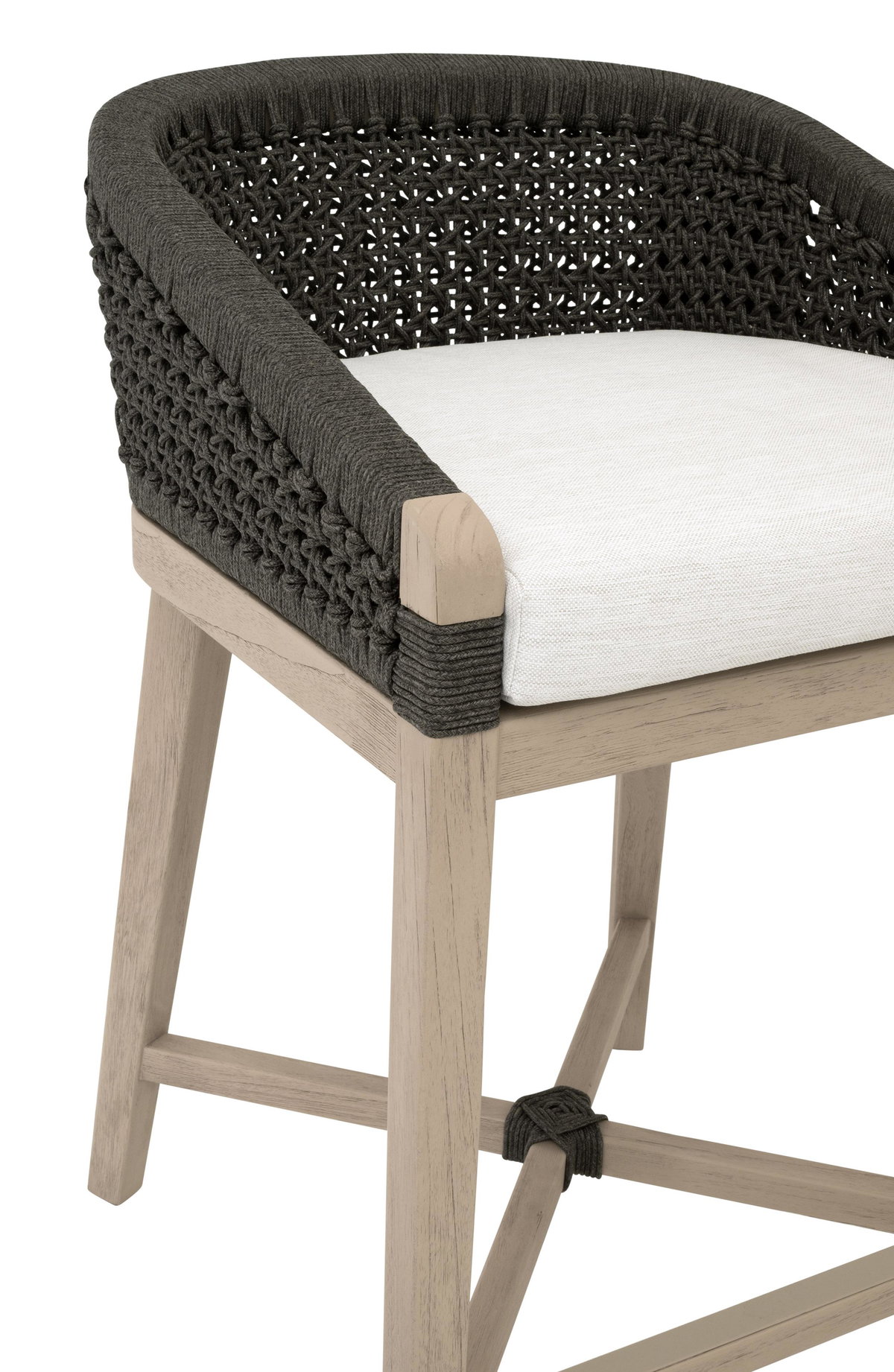 Montecito Outdoor Counter Stool, Dining Chair by Essentials for Living, 21" width x 32.25" height x 21" depth View 6
