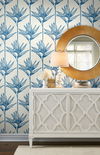 Bird of Paradise Blue Wallpaper, by York Wall, 27' length x 2'3" width x 0.02" depth thumbnail 2