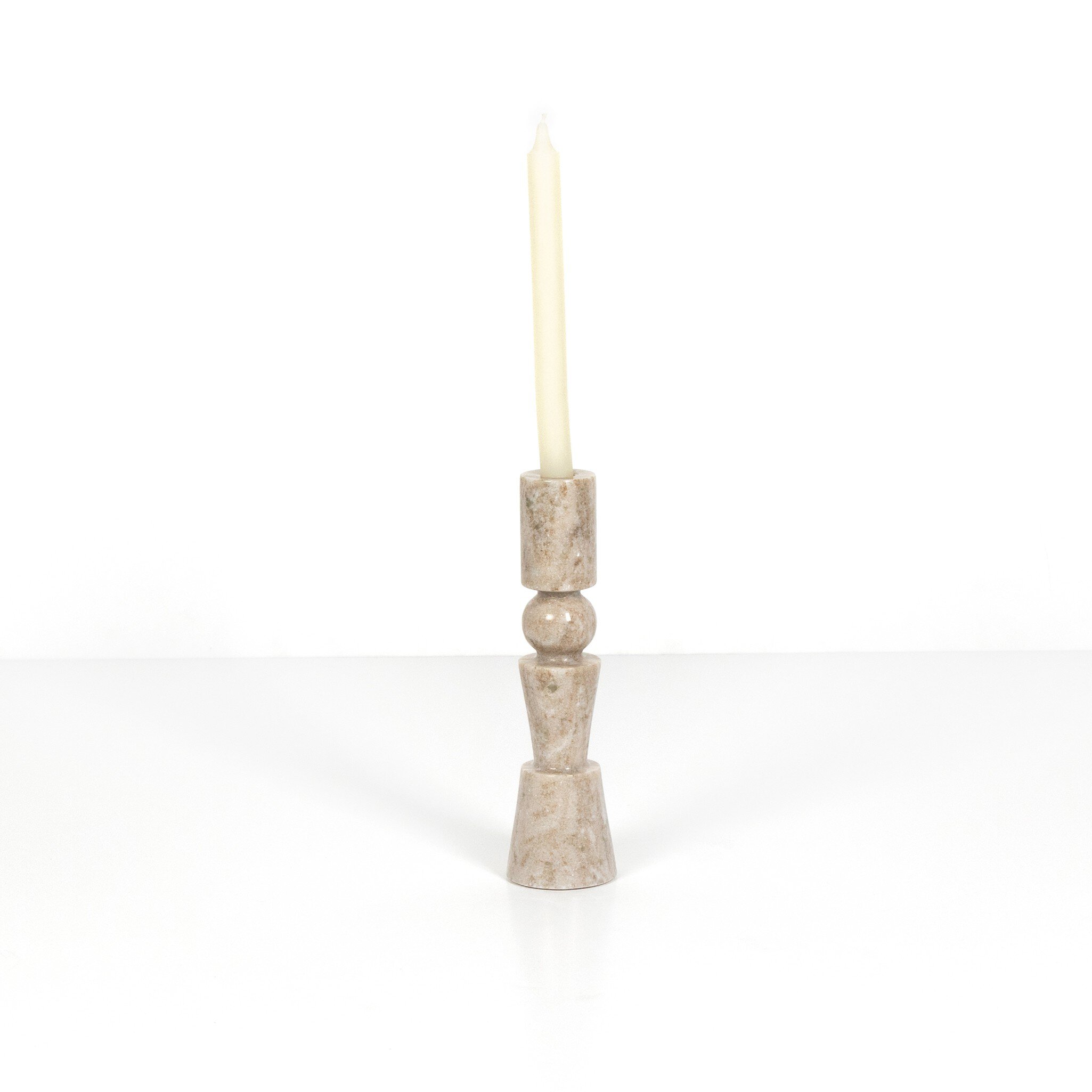 Rosette Taper Candlesticks large image 