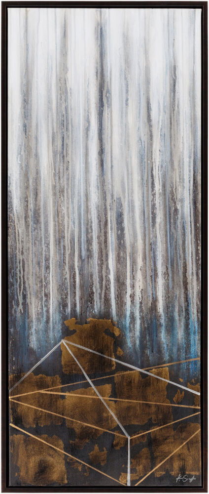 Eventide Framed Art, Painting by Surya, 21" width x 51" height