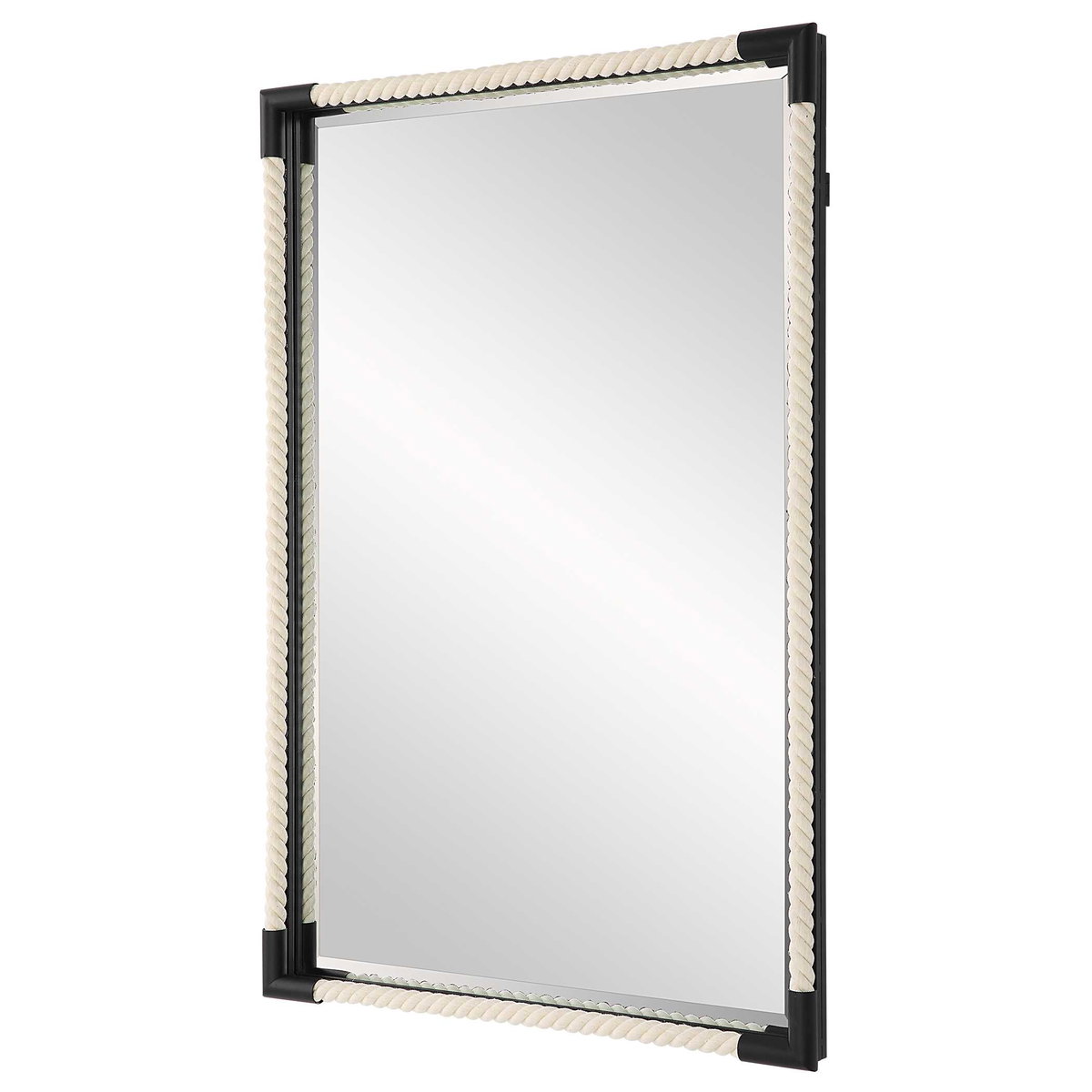 Marina Rope Mirror, by Uttermost, 2'0.12" width x 3' height x 1.75" depth View 5
