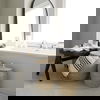 Arvin  Black Wooden Stool thumbnail 1