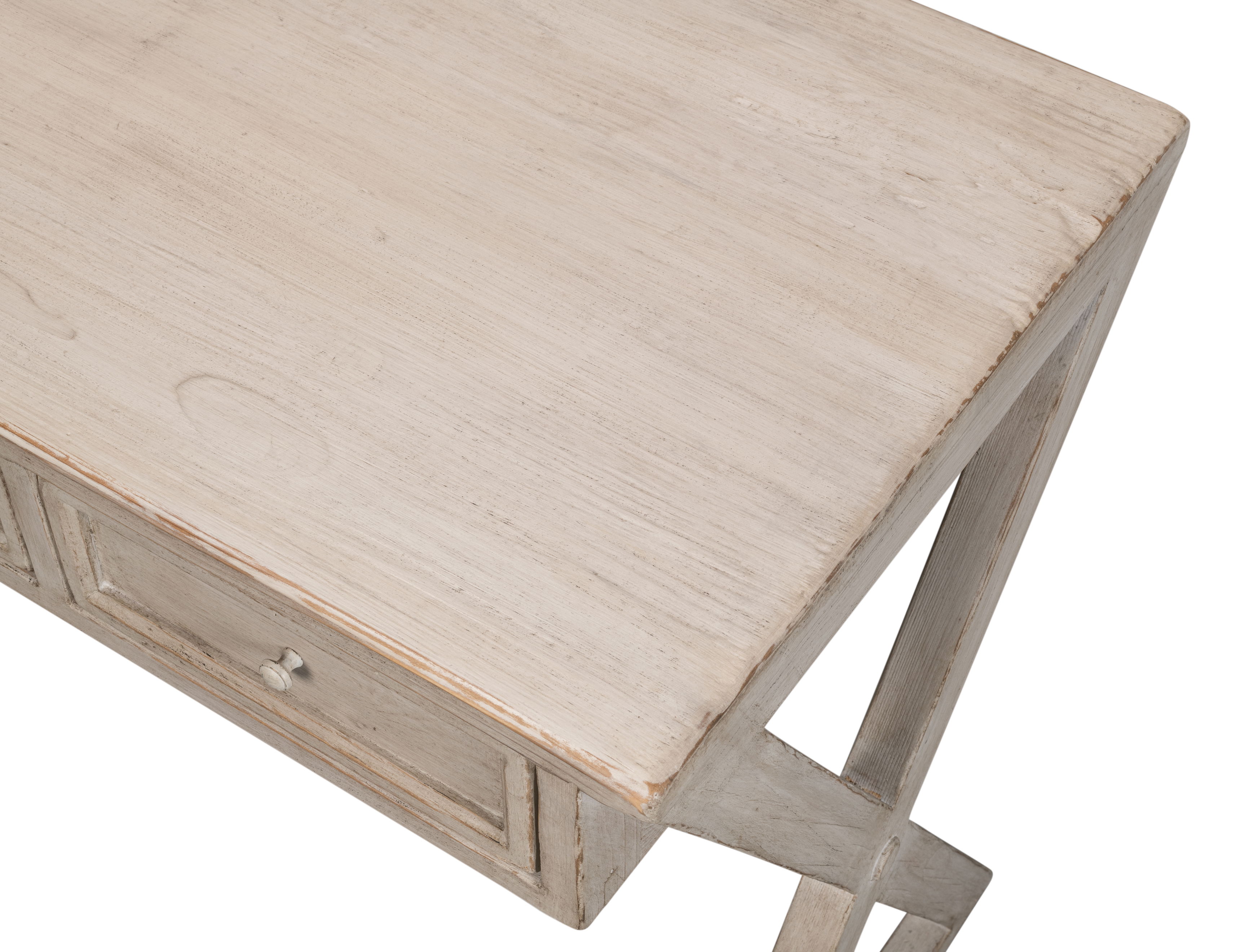 Kitchen Desk, Stone Grey, by Sarreid, 51" length x 22" width x 32" height View 11