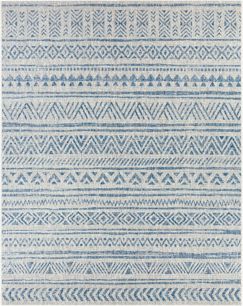 Eagean Machine Woven Rug, by Surya, 9'0.27" length x 6'6.74" width