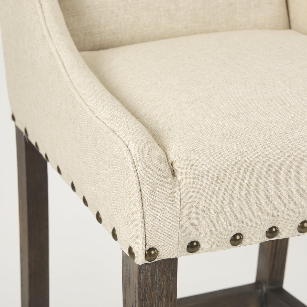 Kensington Backless 43in Seat Counter Stool | Medium Brown Wood, Counter & Bar Stool by Mercana, 20.5" length x 23.5" width x 43" height View 10