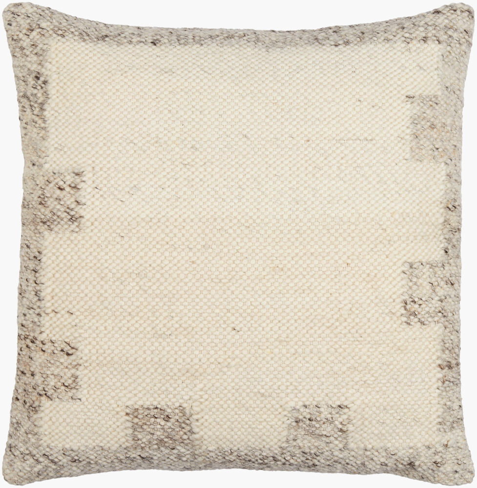 Deccan Traps Accent Pillow, Decorative Pillow by Surya, 18" length x 18" width
