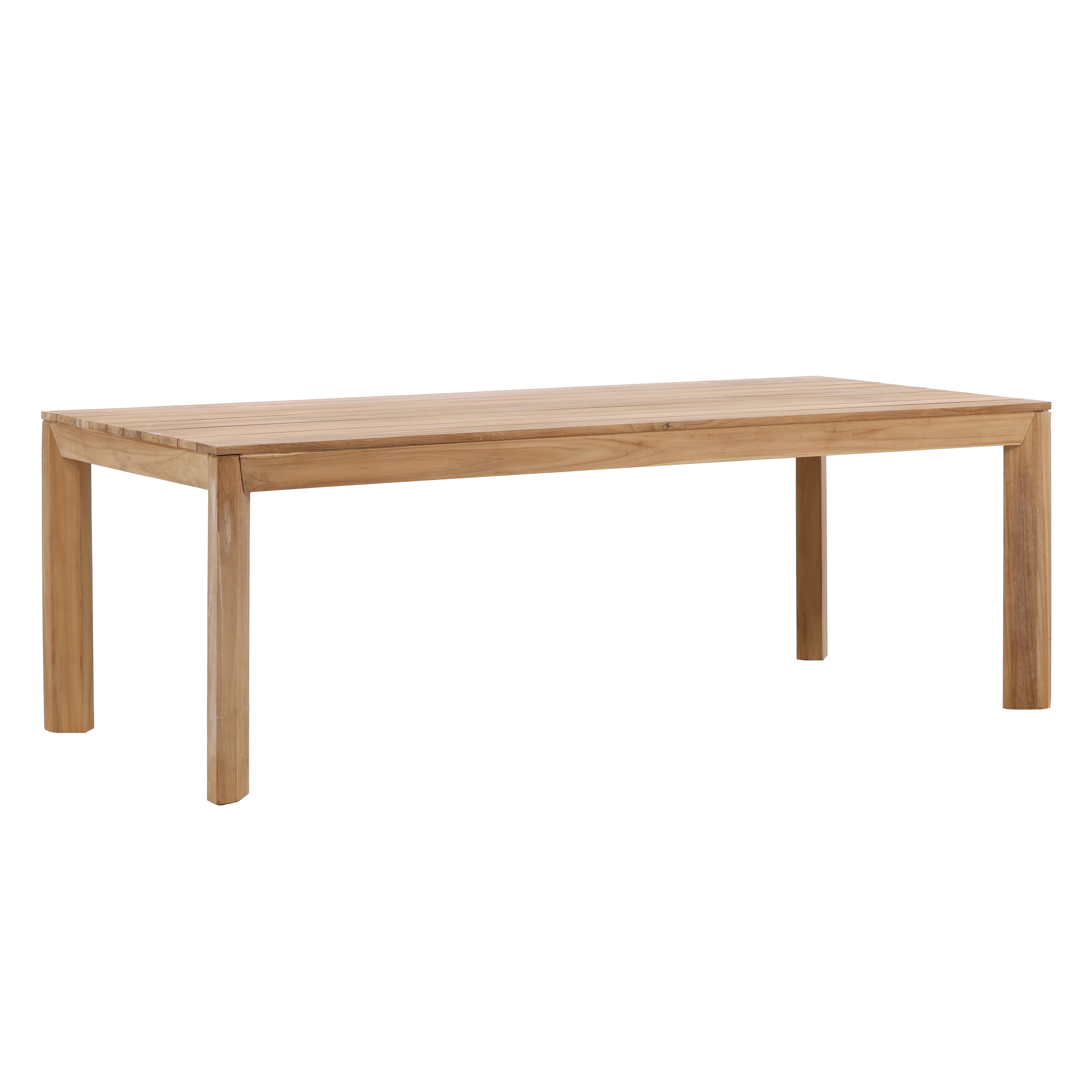 Brianna Outdoor Dining Table Natural large image 