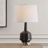 Foster Black Glaze Table Lamp, by Uttermost, 16" width x 26" height x 16" depth thumbnail 2