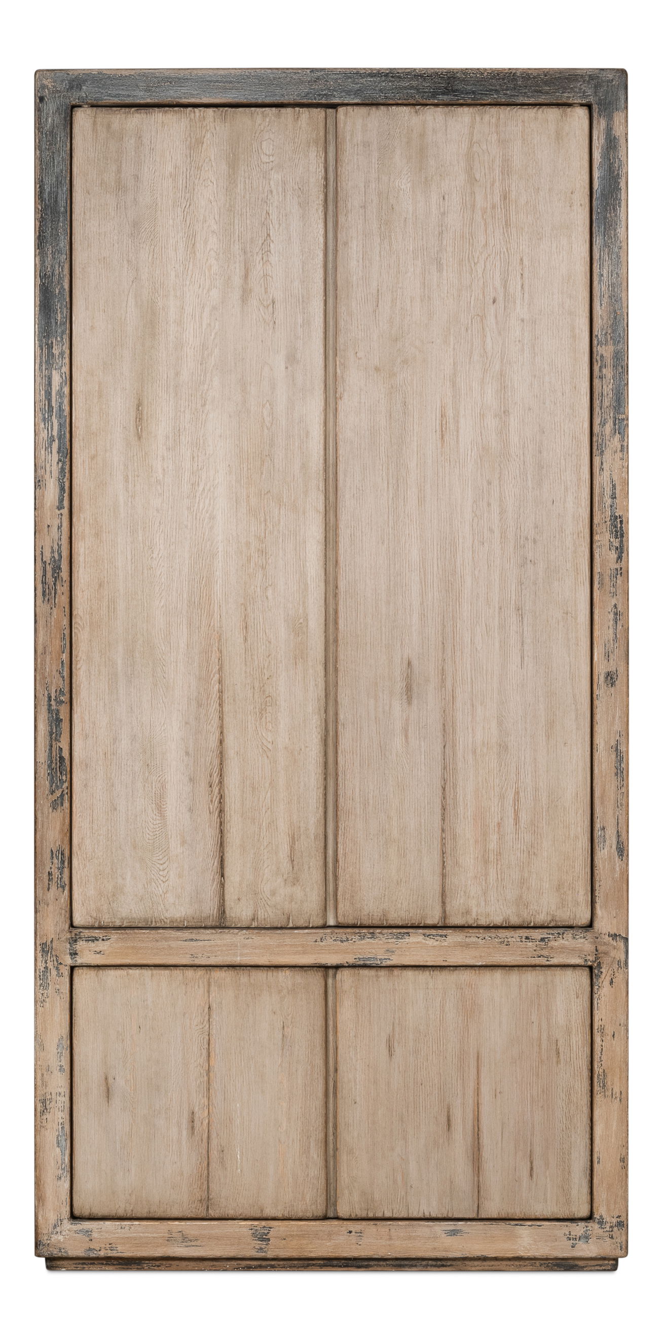 Chamonix Tall Cupboard, Shelving & Bookcase by Sarreid, 45" length x 18" width x 91" height View 2